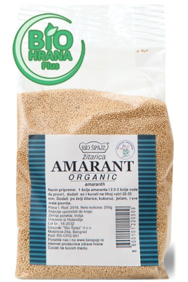 Amarant organic 200gr Bio spajz